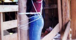 Just Pinned to Jeans and bondage: Love women tied up in jeans