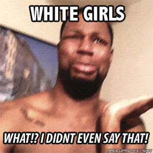 truthseekerthepoet:  vinebox:  White girls Vs Black girls being