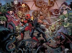 superheroesincolor:   Deadpool: The Gauntlet (2014)  //   Marvel