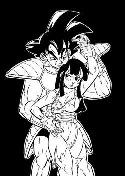 This art is for @kerghan-mb who won Favorite Kakarot/Chichi fanfic