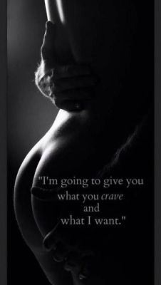 I know exactly what you need….. And what I want …. You need