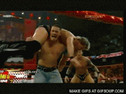 dailywrestling:  Another favorite RKO  Good thing Jericho didn’t