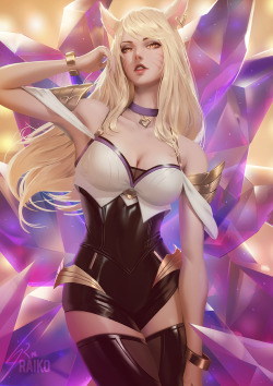 raikoart:  K/DA Ahri   Follow me on: Instagram - Twitter - deviantArt