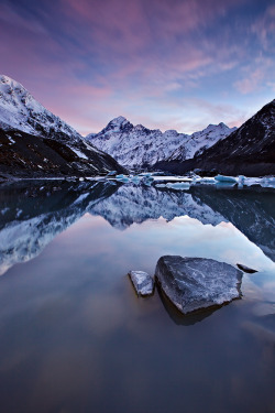 etherealvistas:  Reflections of Cook (New Zealand) by Tim Donnelly