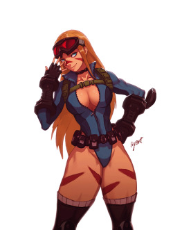 1128nesecret:  liyart:  Colored the SFV Cammy sketch from a while
