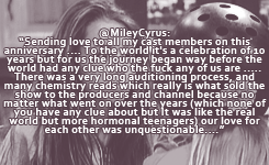 staymileys:  The cast of Hannah Montana on the 10th anniversary