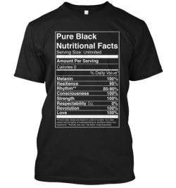 mothamelanin:  http://teespring.com/Black-Nutritional-FactsPLEASE