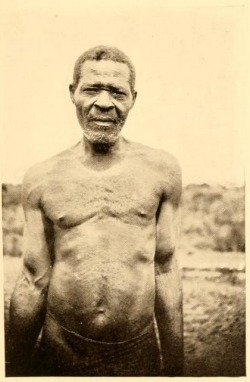 Nigerian Ekoi man, from In the shadow of the Bush, by Percy Amaury Talbot. Via Internet Archive.