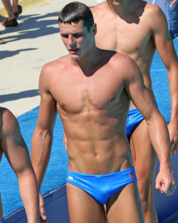 jockbrad:   Swimmers, wrestlers, football players / singlets,