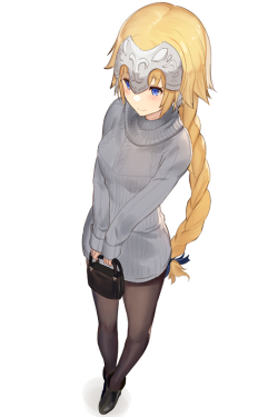 a-titty-ninja:  「待ち合わせジャンヌ」 by けぇむ