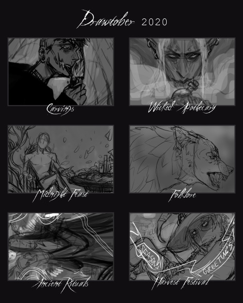 🎃And with these, my Drawtober thumbnails are finished.🎃Instagram