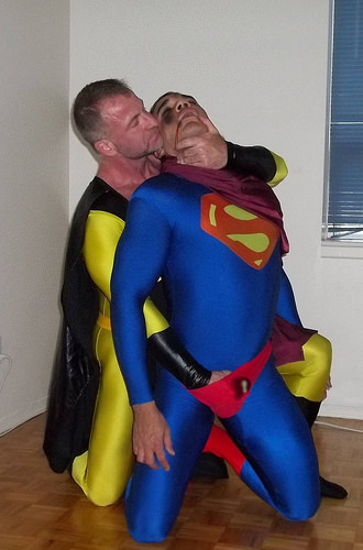 Superman defeated by kryptonite super hero Â …