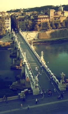 gelatolollobrigida:  Ponte Sant'Angelo, Rome, Italy (by Antonio