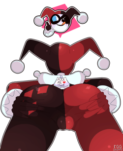eggshoppe:  second bit of Harley Quinn from the Patreon poll!