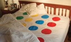 Twister in bed! XOXO ~ Follow me on Tumblr ~Selena Kitt~