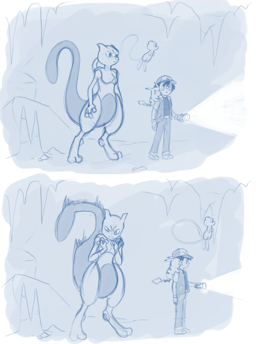 xxtc-96xx: another headcannon I have is Mewtwo has a little baby