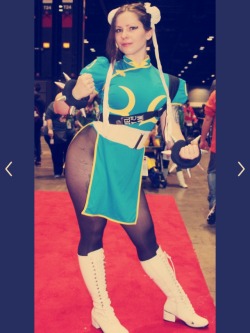 tattooedpinupgal:  Another fan photo of me from c2e2 -love cosplaying