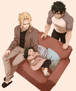 min-min-minnie:  cherished concept: toshinori being a grandpa