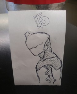 Mini Excalibur doodle I did at work. My job has been one of the