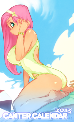 Fluttershy for Canter Calendar 2013 Currently in the process