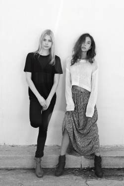 forthosewhocravefashion:  Amanda + Miwa (Next LA) by Ashley Massarella