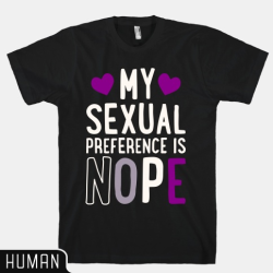 laughinghabit:  Hey! October 26-November 1st is Asexual Awareness Week! There’s all new Ace Pride stuff now available at Look Human! (1|2|3|4|5) Check out all of four various style and color combinations and grab something that lets you rock your radical