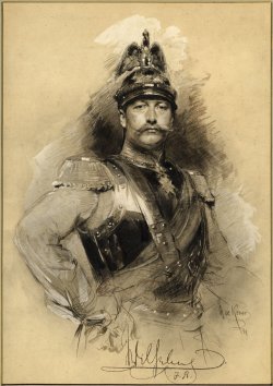 Kaiser Wilhelm II, 1891 by Max Johann Bernhard 
