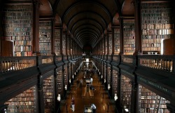 bibliotheca-sanctus:    Trinity College Library in Dublin, Ireland