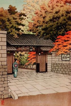 nobrashfestivity:  Kawase Hasui(川瀬巴水), From 100 Famous