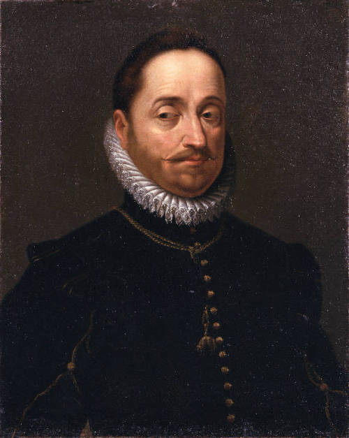history-of-fashion: 1570-1590 Spanish School - Portrait of a