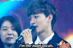  kyungsoo throwing some real-ass shade on ”’main vocals”’