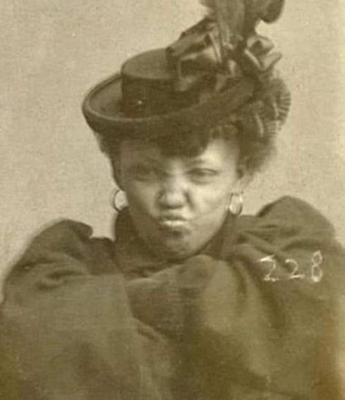 Goldie Williams, a rebellous woman who was arrested for vagrancy.