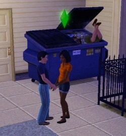 simsgonewrong:  The ideal first date. 