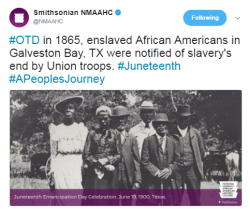 black-to-the-bones: Happy Juneteenth everybody! On this day in