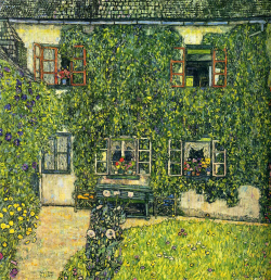 tamburina:  Gustav Klimt, The House of Guardaboschi, 1912