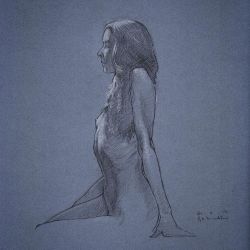 akramfadl:  @brookelynne 7 a.m. #sketch #drawing #figurestudy