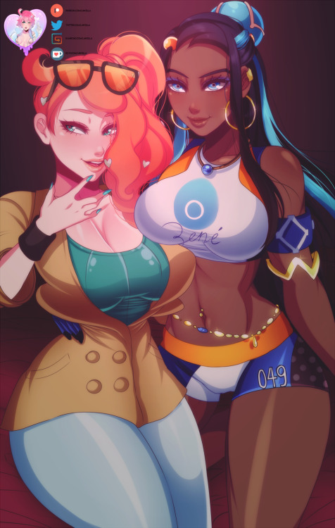   Woooah! The pokegals are here, Sonia and Nessa have arrived!