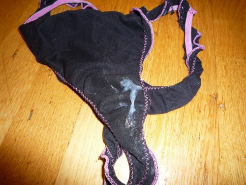 mydischargepics:  Oops Â something dripped from my pussy on my pantiesâ€¦itâ€™s sticky and tasty! Look at my other panties pics here: http://mypussydischarge.blog.fc2.com/blog-category-2.html 