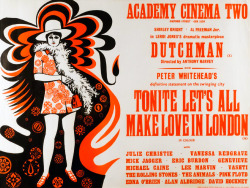 20th-century-man:Poster for Tonite Let’s All Make Love in London
