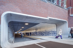 mymodernmet:  New Bike and Pedestrian Tunnel Features an 80,000-Tile