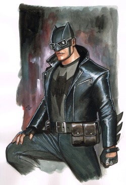 westcoastavengers:  Rockabilly Batman | Adi Granov 