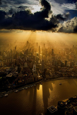 chinabambi:  Stunning Pictures of Shanghai From 2,000ft High