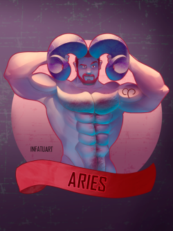 infatuart:  Aries ZodiacFifth in the zodiac series is Aries!For