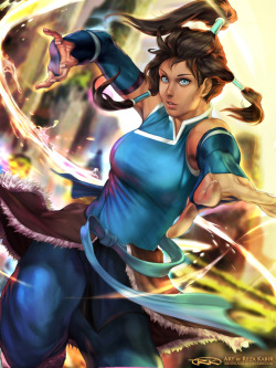 korra-naga:  Korra Spirit by Artipelago