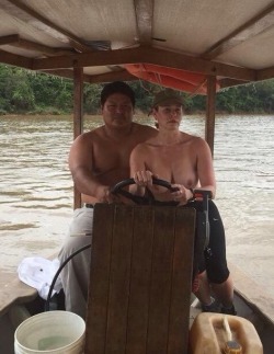 celebstitsnbush:  Chelsea Hander nude on a sketchy boat