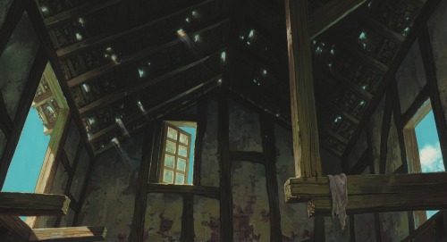 nostalgic-solitude7:  Howl’s Moving Castle (Hayao Miyazaki, 2004)  Beautiful art