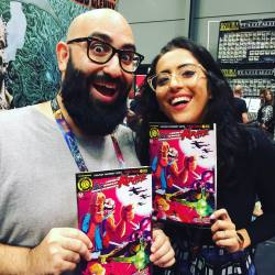 AMERIKARATE IS SO GOOD! Pick up a copy at NYCC booth #3044! Get it signed Saturday from 3-4 &amp; Sunday 12-1! There are boobs in it! (at Jacob K Javits Convention Center)