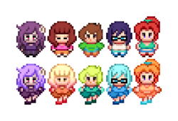 icingbomb: I think it’s time to post them now~ Some smol pixels