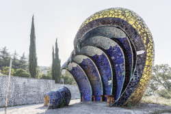itscolossal:The Wild Architecture of Soviet-Era Bus Stops Photographed