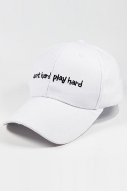 cleveruuu: New Arrival Chic Hats  Chic Letter  //   Work Hard